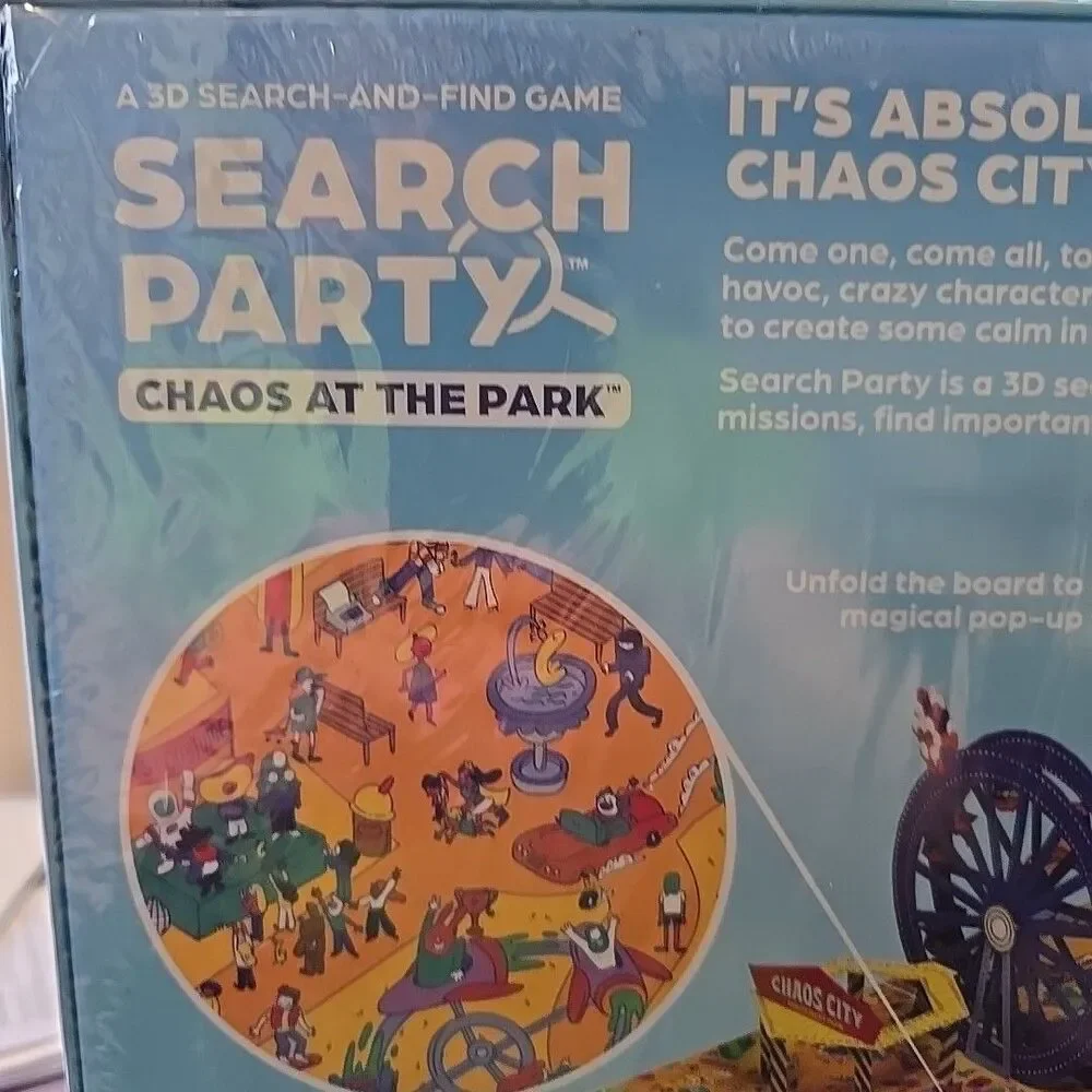 SearchParty:Chaos at the Park—a Hands-on Mystery Search and Find Game 2023
